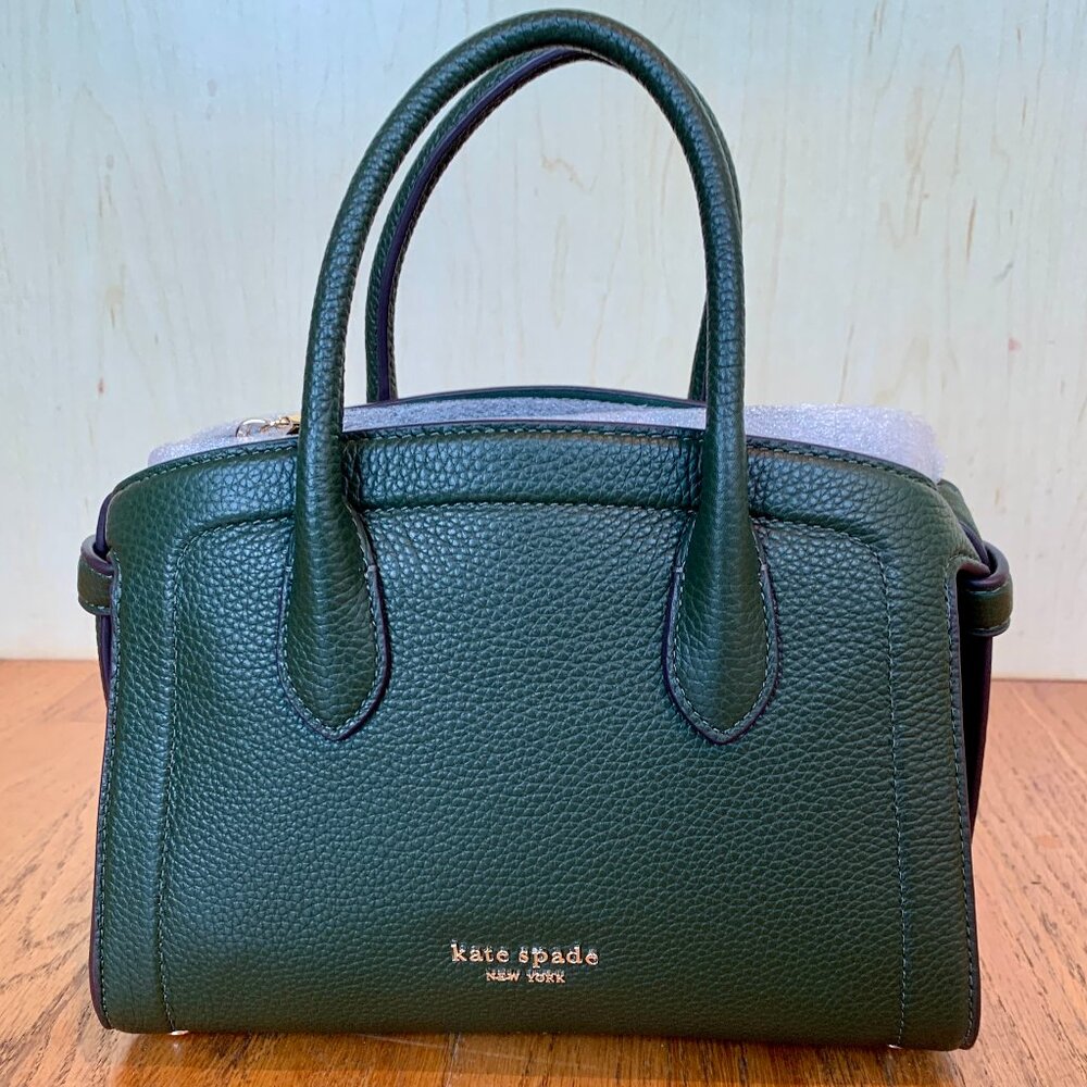 NWT Kate Spade Knott Mini Satchel Crossbody, Bonsai Tree (Green)